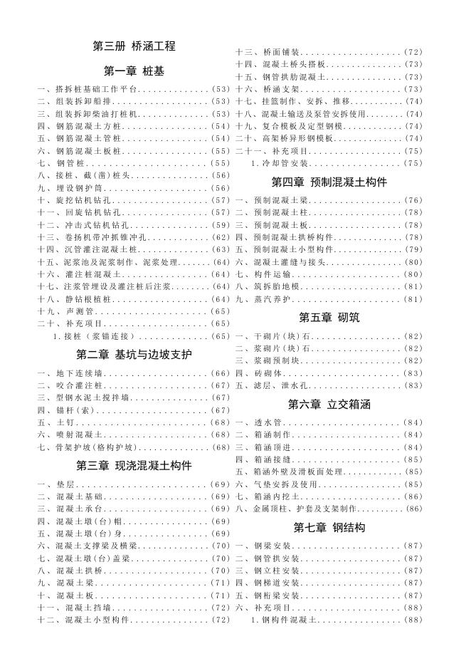 陕西省市政工程基价表_第6页