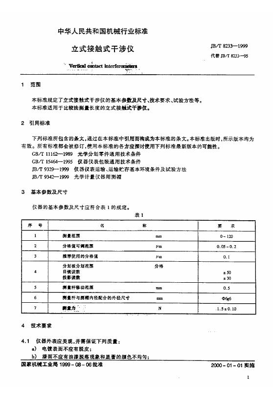 JB/T 8233-1995 标准预览
