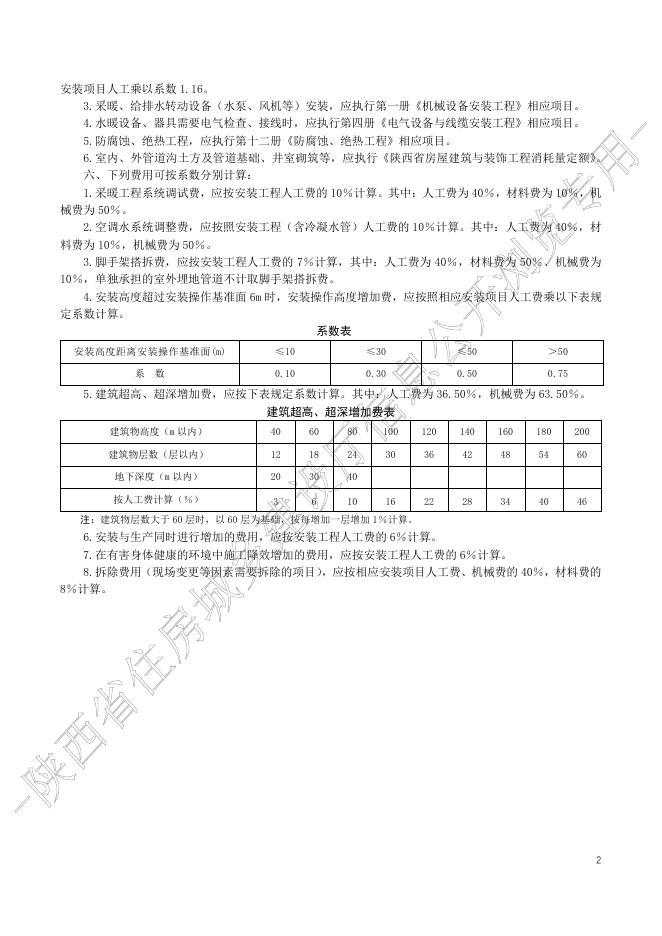 陕西省通用安装工程消耗量定额 第十册 给排水、采暖、燃气安装工程_第8页