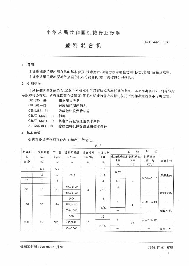 JB/T 7669-1995 标准预览
