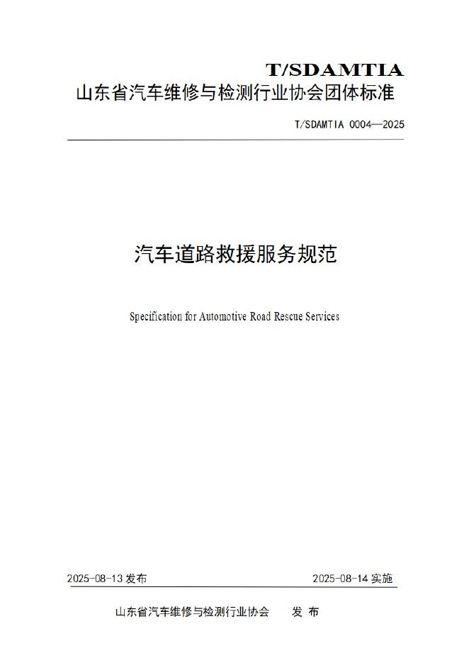 T/SDAMTIA 0004-2025 标准预览