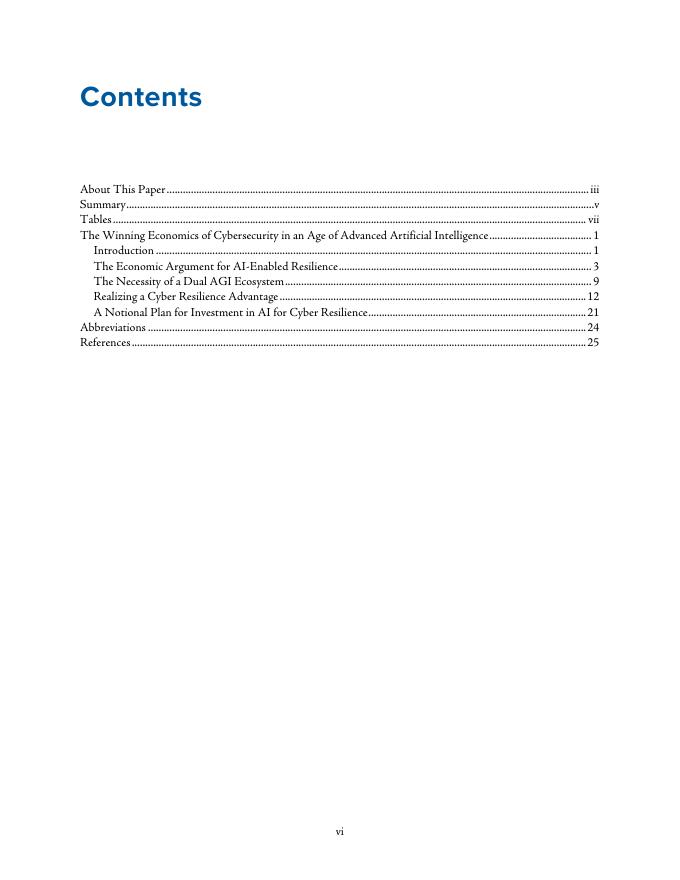 Rand兰德：2025年先进人工智能时代网络安全的制胜经济学报告（英文版）_第6页