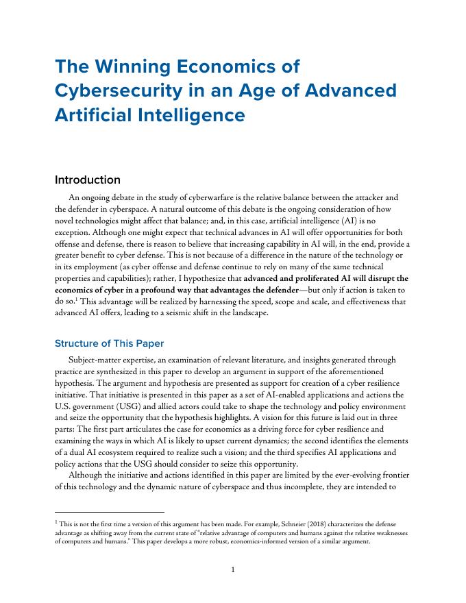 Rand兰德：2025年先进人工智能时代网络安全的制胜经济学报告（英文版）_第9页