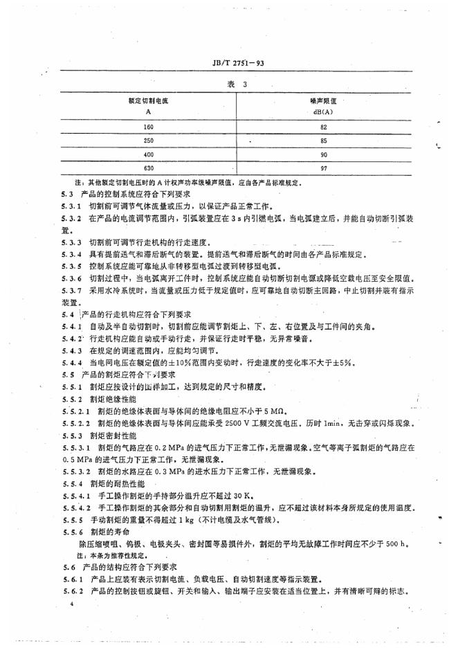 JB/T 2751-1993 标准预览