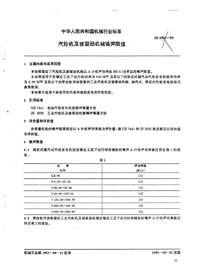 JB 6732-1993 标准预览