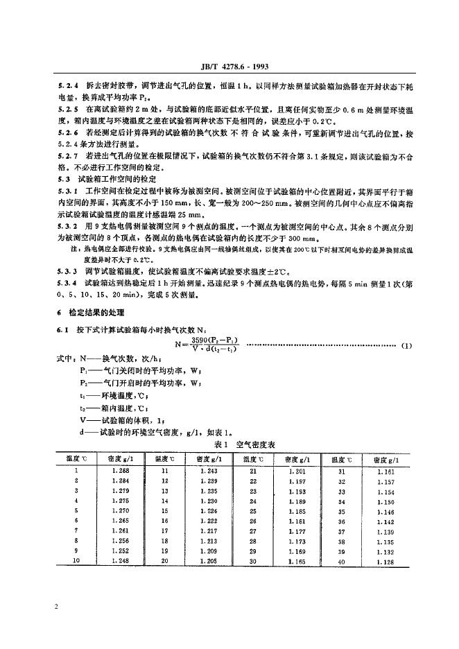 JB/T 4278.6-1993 标准预览