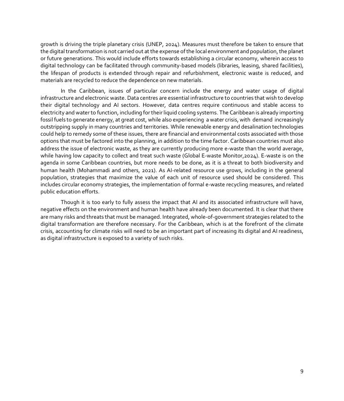 拉丁美洲经济委员会：2025年加强加勒比地区的人工智能准备报告（英文版）_第9页