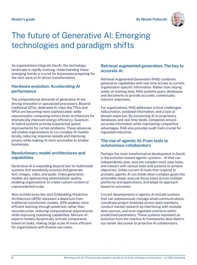 IMD：2025年面向企业高层的AI指南：从战略到执行 以人工智能制胜报告（英文版）_第8页