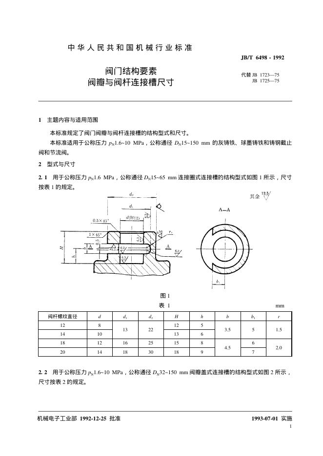 JB/T 6498-1992 标准预览