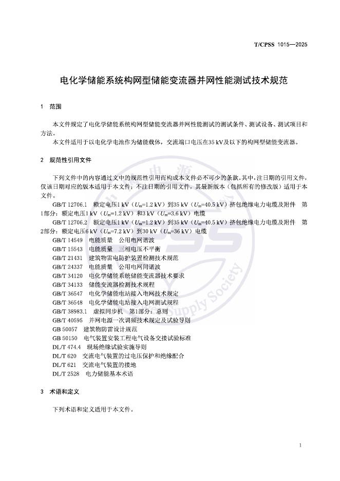 T/CPSS 1015-2025 标准预览