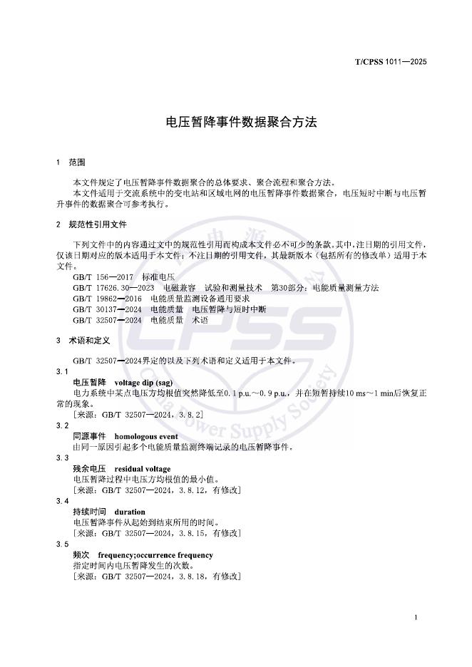 T/CPSS 1011-2025 标准预览