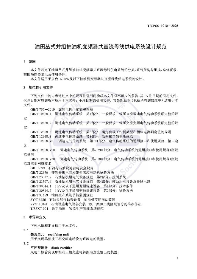 T/CPSS 1010-2025 标准预览