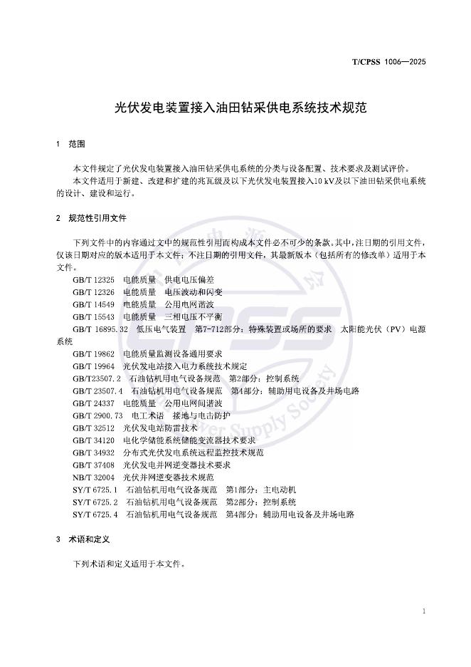 T/CPSS 1006-2025 标准预览