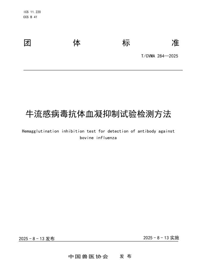 T/CVMA 284-2025 标准预览