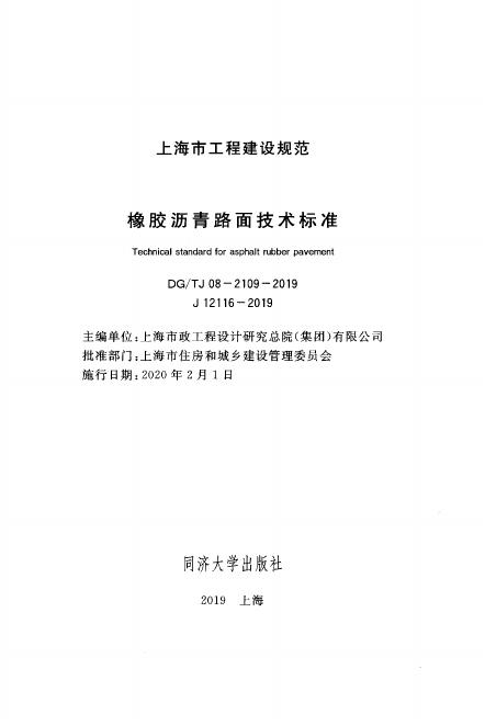 DG/TJ 08-2109-2019 标准预览