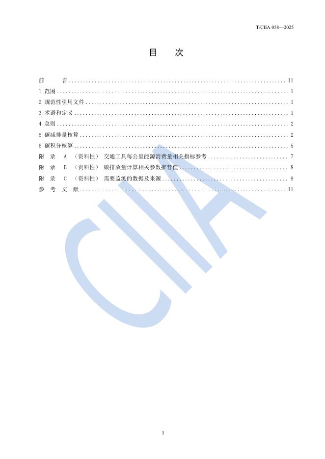 T/CIIA 058-2025 标准预览