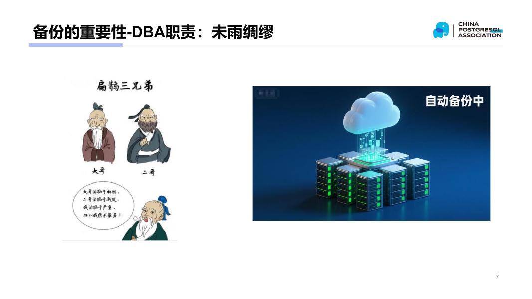 杨宇：PostgreSQL备份恢复方法及应用场景_第7页