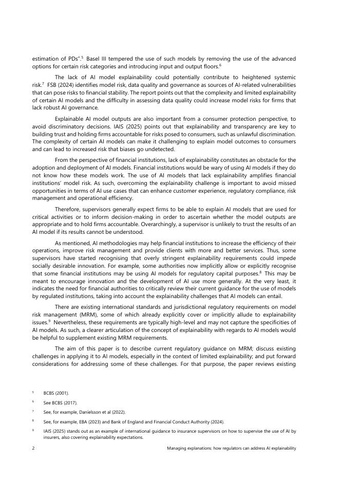 国际清算银行：管理解释：监管机构如何解决人工智能的可解释性（英文版）_第6页