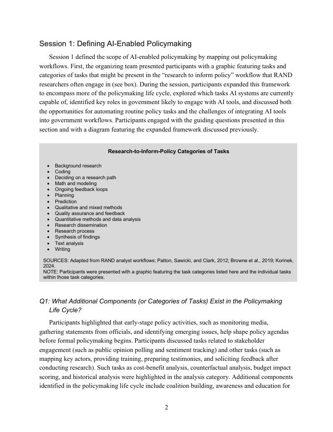 Rand兰德：2025年人工智能政策项目（AIPP）召开-汇集技术和政策专家，利用人工智能改善政策制定报告（英文版）_第8页