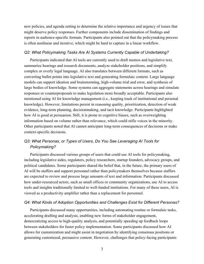 Rand兰德：2025年人工智能政策项目（AIPP）召开-汇集技术和政策专家，利用人工智能改善政策制定报告（英文版）_第9页