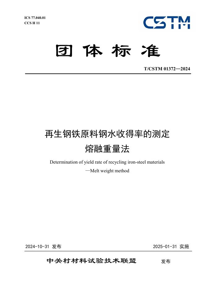 T/CSTM 01372-2024 标准预览