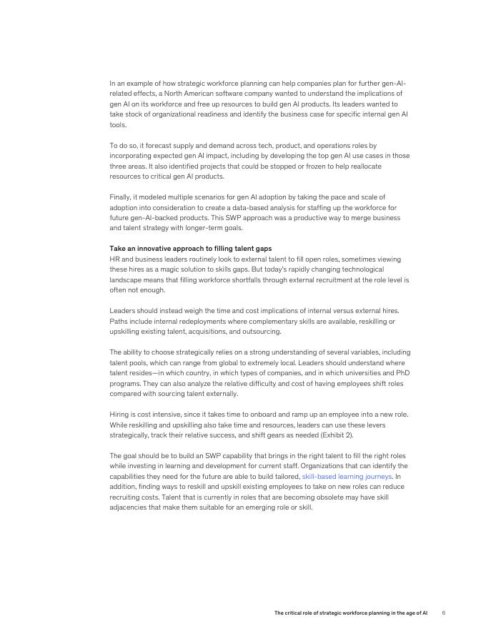 麦肯锡：2025年人工智能时代的战略劳动力规划关键作用报告（英文版）_第6页