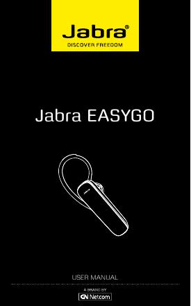JABRA DISCOVER FREEDOM JABRA EASYGO 行蓝牙无线技术耳机 说明书
