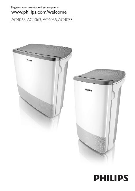 PHILIPS  空气净化器持久净化系列 使用说明书