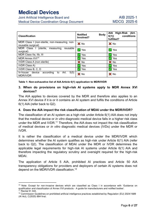 欧盟：MDCG 2025-6：医疗器械人工智能监管新动向（英文版）_第6页