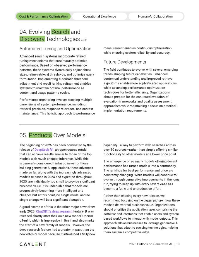 Caylent：2025年生成式人工智能展望报告：面向企业管理者与高管（英文版）_第10页