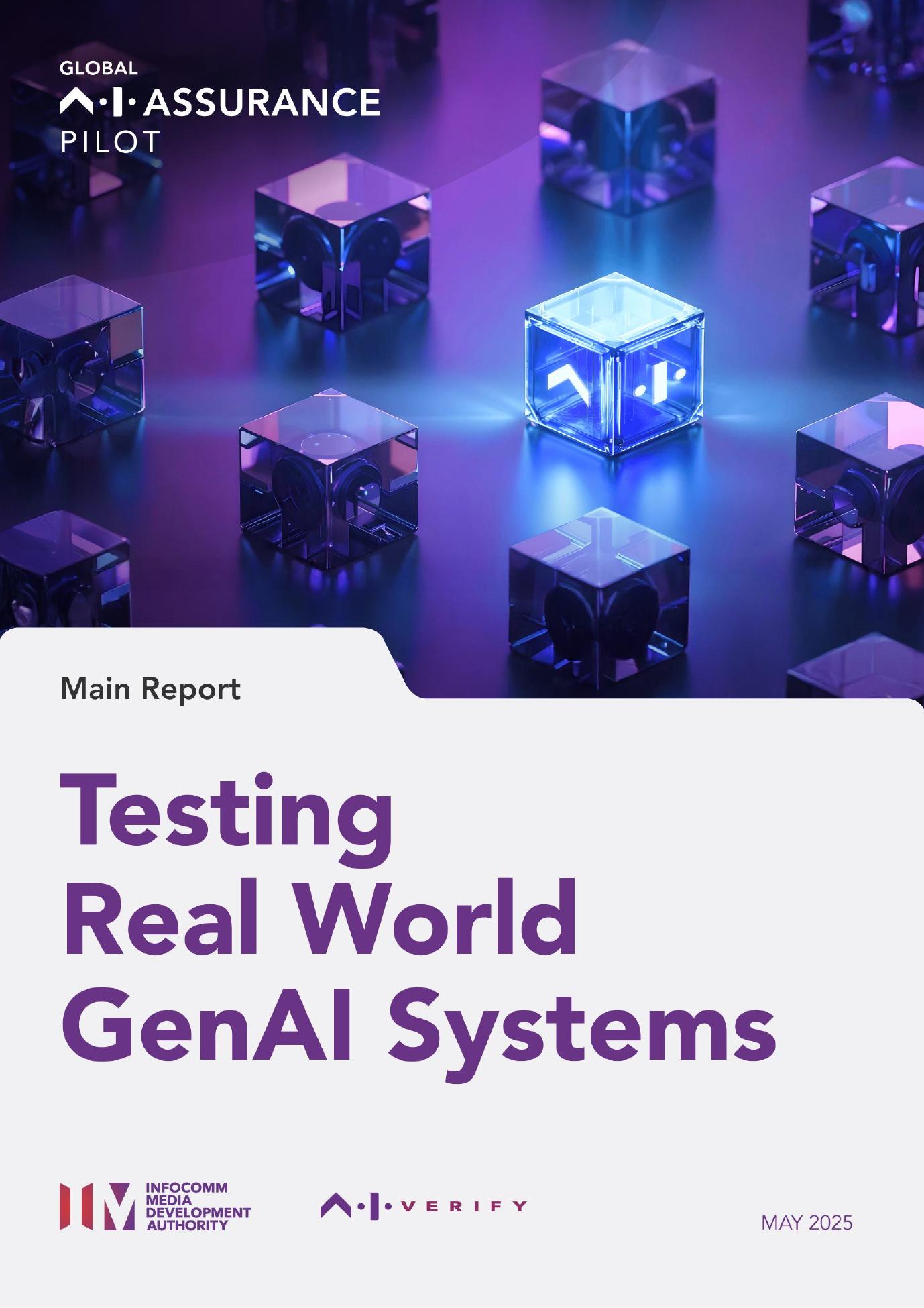 IMDA：2025年全球<em>人工智能</em>保障试点项目主报告：现实世界生成式AI系统测试（英文版） 海报