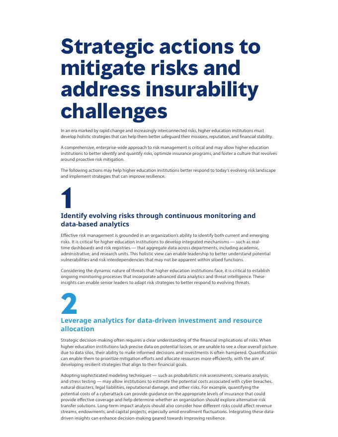 Marsh达信：：2025年高等教育：驾驭新常态研究报告（英文版）_第10页
