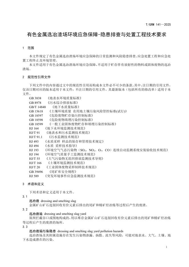 T/GRM 141-2025 标准预览
