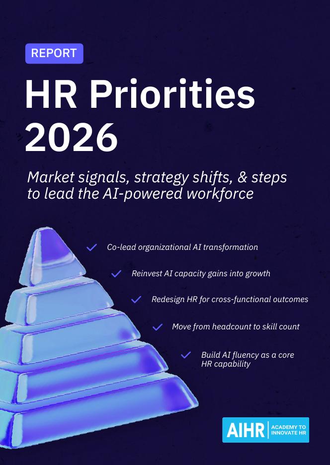 AIHR：2026年人力资源战略重点：市场信号、战略转向及AI赋能劳动力之道研究报告（英文版）_第1页