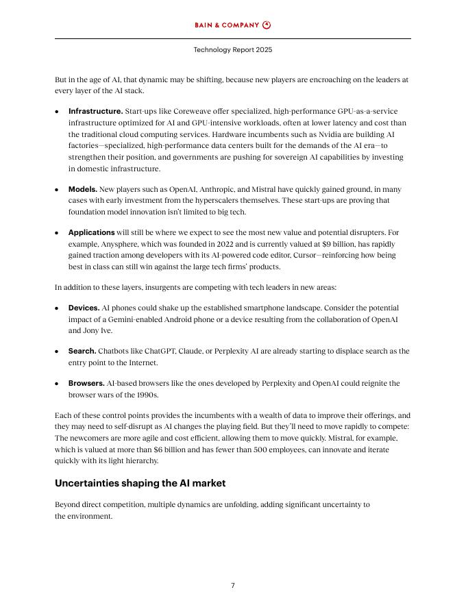 Bain&Company：2025年科技报告-人工智能领军者正在扩大领先优势（英文版）_第9页