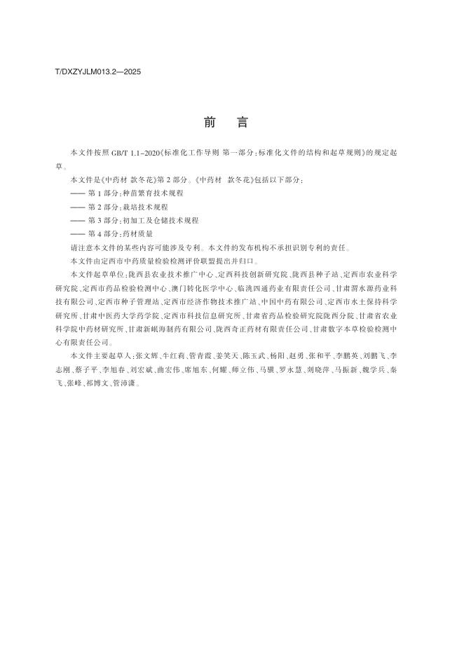 T/DXZYJLM 013.2-2025 标准预览