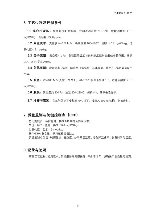 T/FJBS 1-2025 标准预览