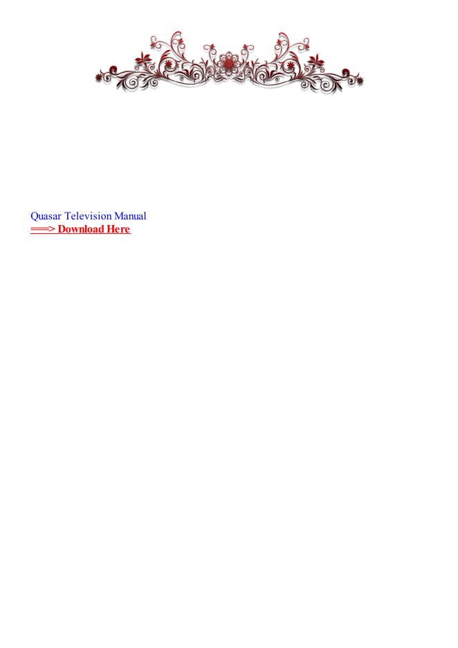 Quasar SQ5002 50英寸 1080p <em>LED</em>电视使用说明书 海报