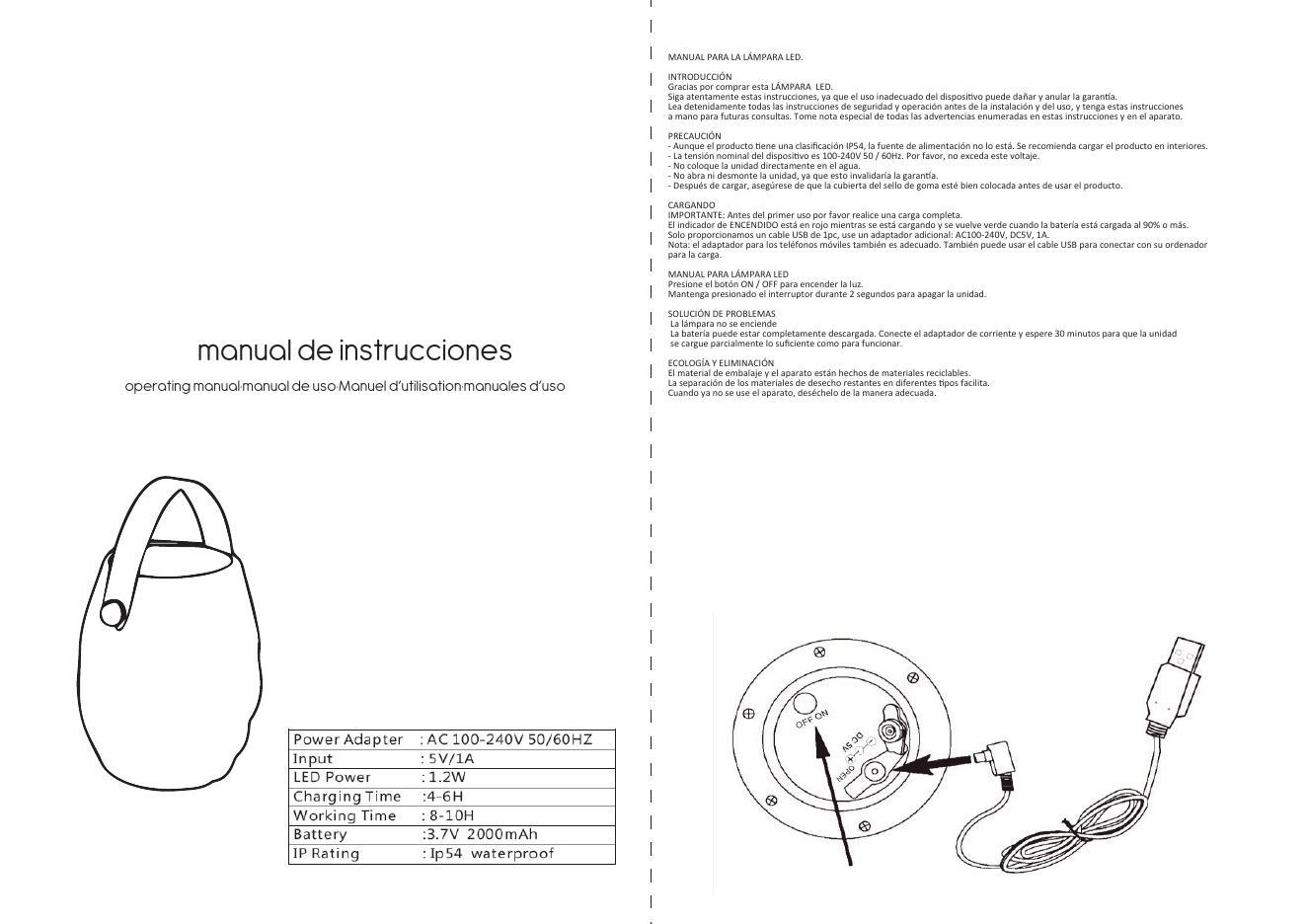 <em>LED</em>灯使用说明书 海报