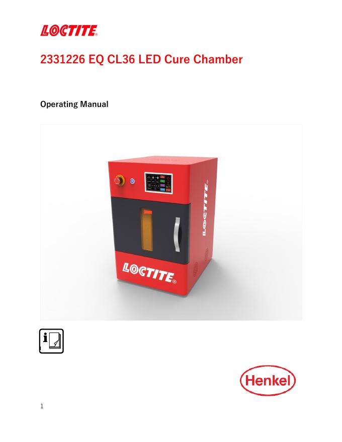 EQ CL36 <em>LED</em> Cure Chamber使用说明书 海报