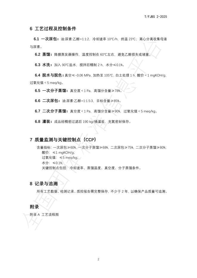 T/FJBS 2-2025 标准预览