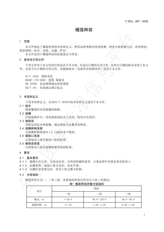 T/SYLL 007-2025 标准预览