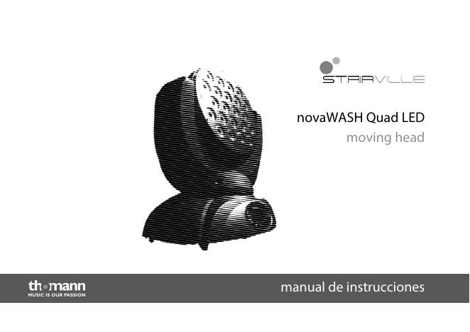Thomann novaWASH 四合一 <em>LED</em>摇头灯使用说明书 海报