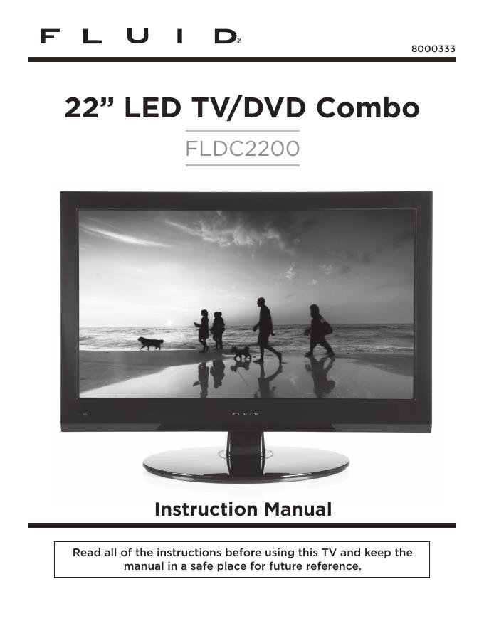 创维22英寸<em>LED</em>电视/DVD组合FLDC2200使用说明书 海报