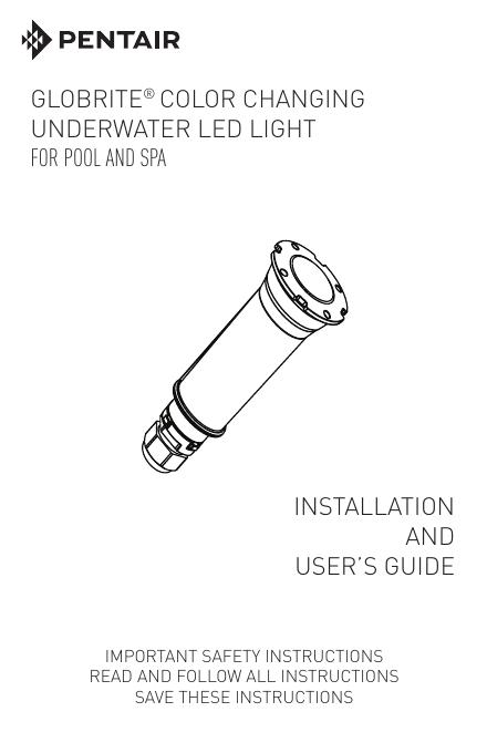 GloBrite彩色变换水下<em>LED</em>灯使用说明 海报