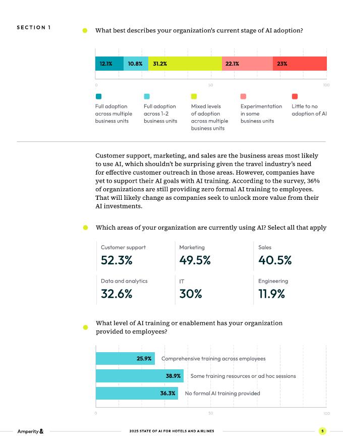 Amperity：2025年旅游与航空业人工智能（AI）状况报告（英文版）_第6页