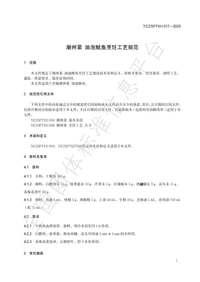 T/CZSPTXH 017-2025 标准预览