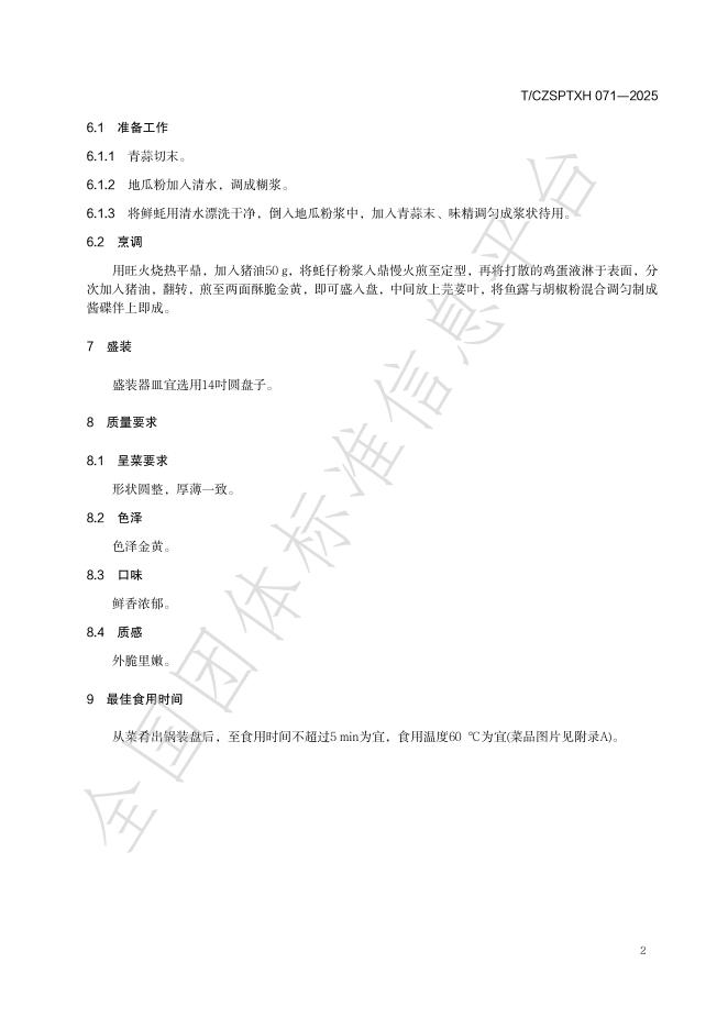 T/CZSPTXH 071-2025 标准预览