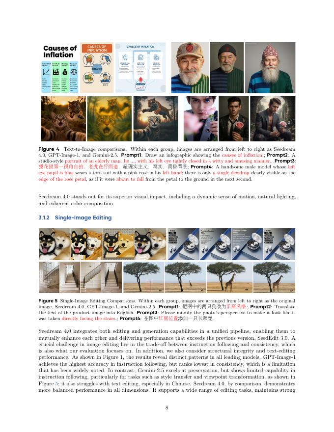 字节跳动：2025年Seedream4.0技术报告：迈向下一代多模态图像生成（英文版）_第8页