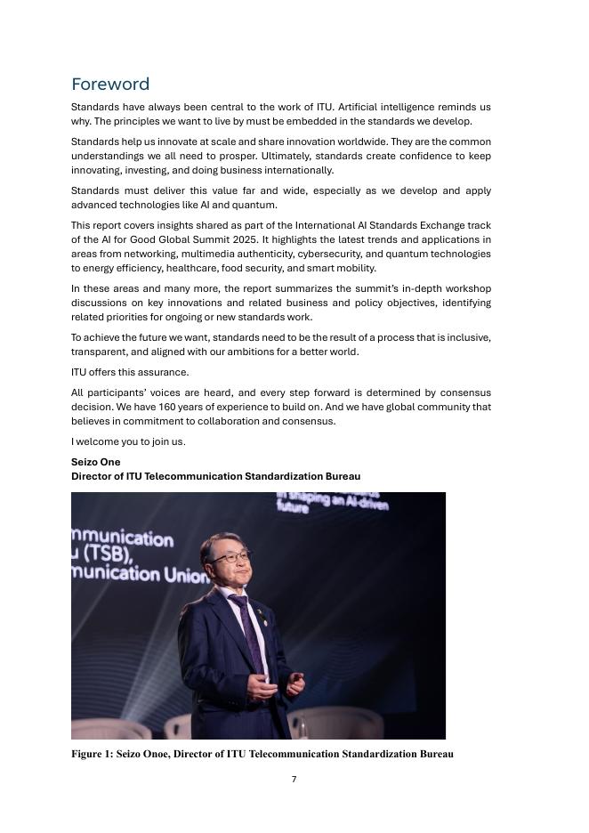 ITU国际电信联盟：人工智能全球影响力标准：从治理到行动（英文版）_第7页